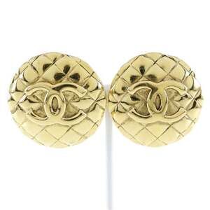 Chanel Cc Logo Clip-On Earrings Metal #207216C10B